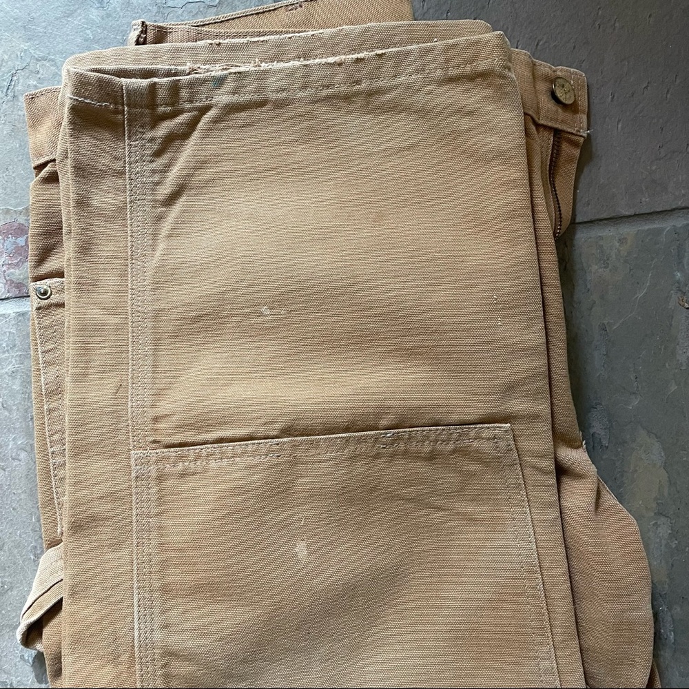 CARHARTT 62W  DOUBLEFRONT CARPENTER UTILITY PANTS Size 34X28 - Picture 7 of 12